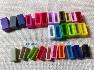 3/8'' (10mm) Plastic Color webbing Keeper -flexible style