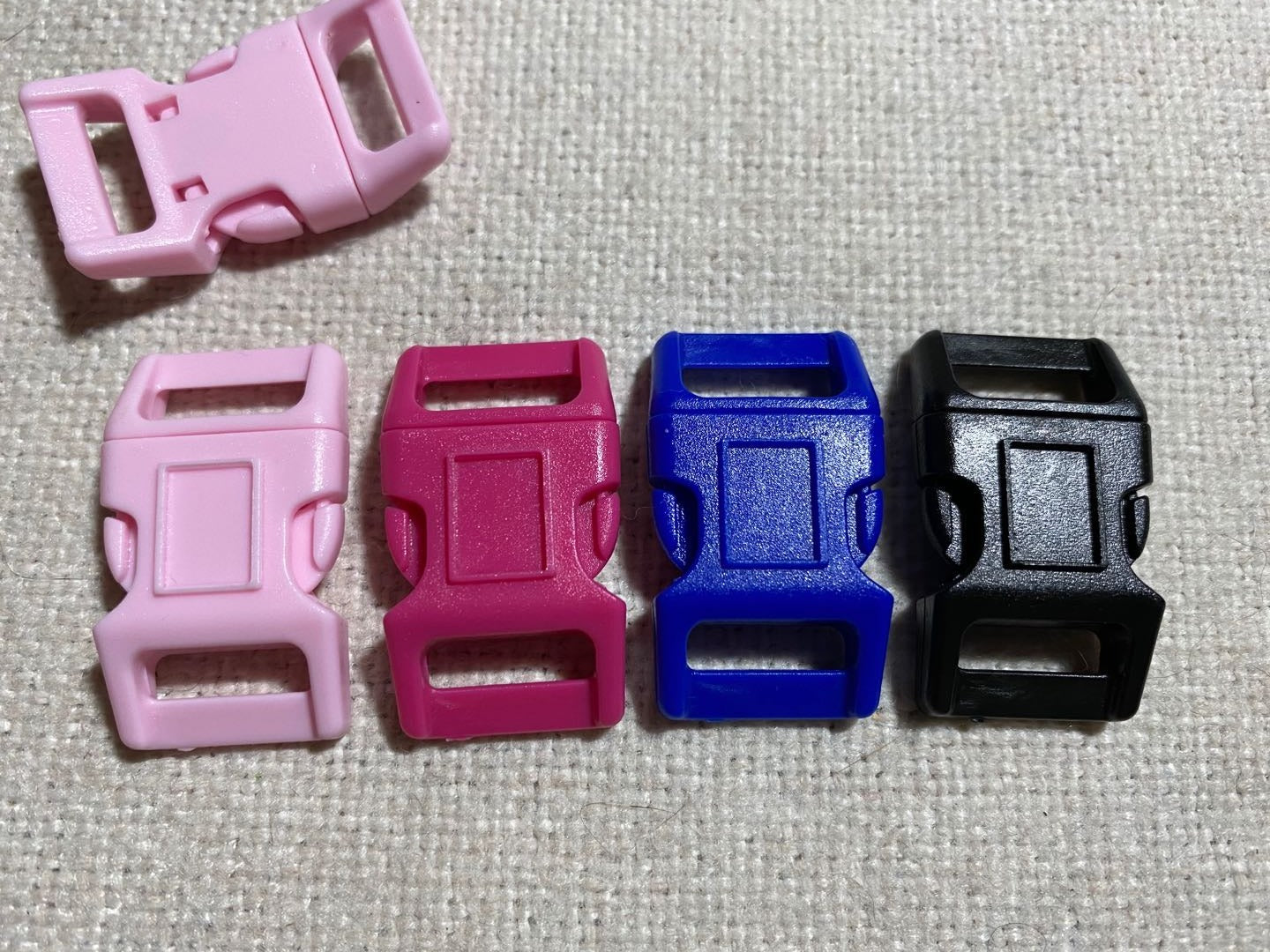 200x Curved Side Release Plastic Buckle  1/2'' (12.7mm)