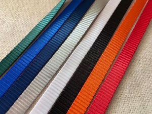 50yards 3/8'' (10mm) -Colorful Nylon Webbing- Fine Mid weight