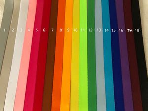 10-50Yards, 5/8'' (15mm) -Colorful Nylon thin Webbing-18 colors