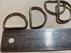 25 x 1.25'' (32mm) Wire Formed Welded D rings