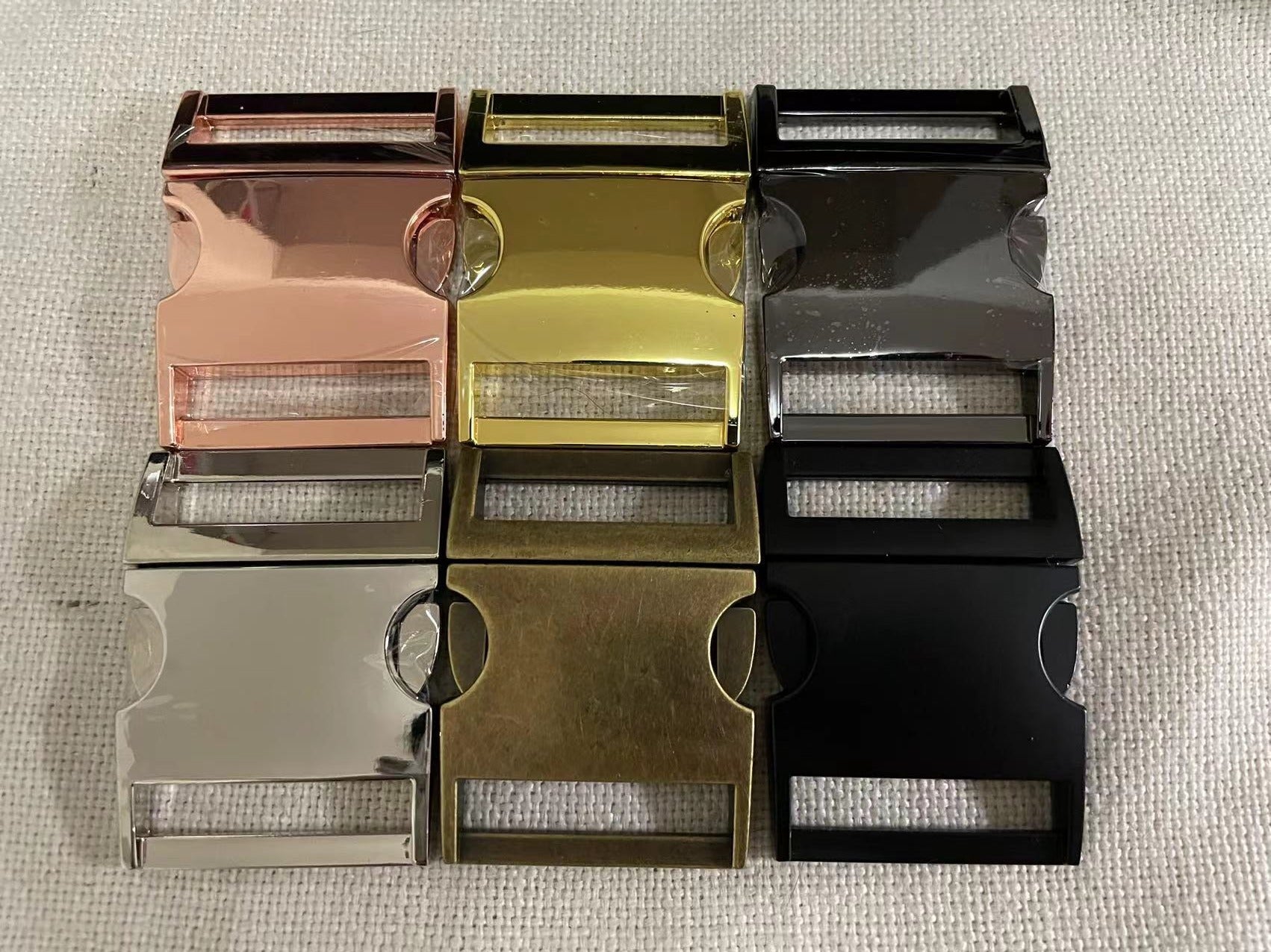 1.5'' (38mm) Metal Side Release Buckle for Dog Collar, 6 Colors B