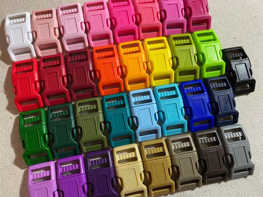 1.5'' (38mm) Dog Collar Hardware Kits- Mix color Buckle+slides+Dee –  EmilyCraft