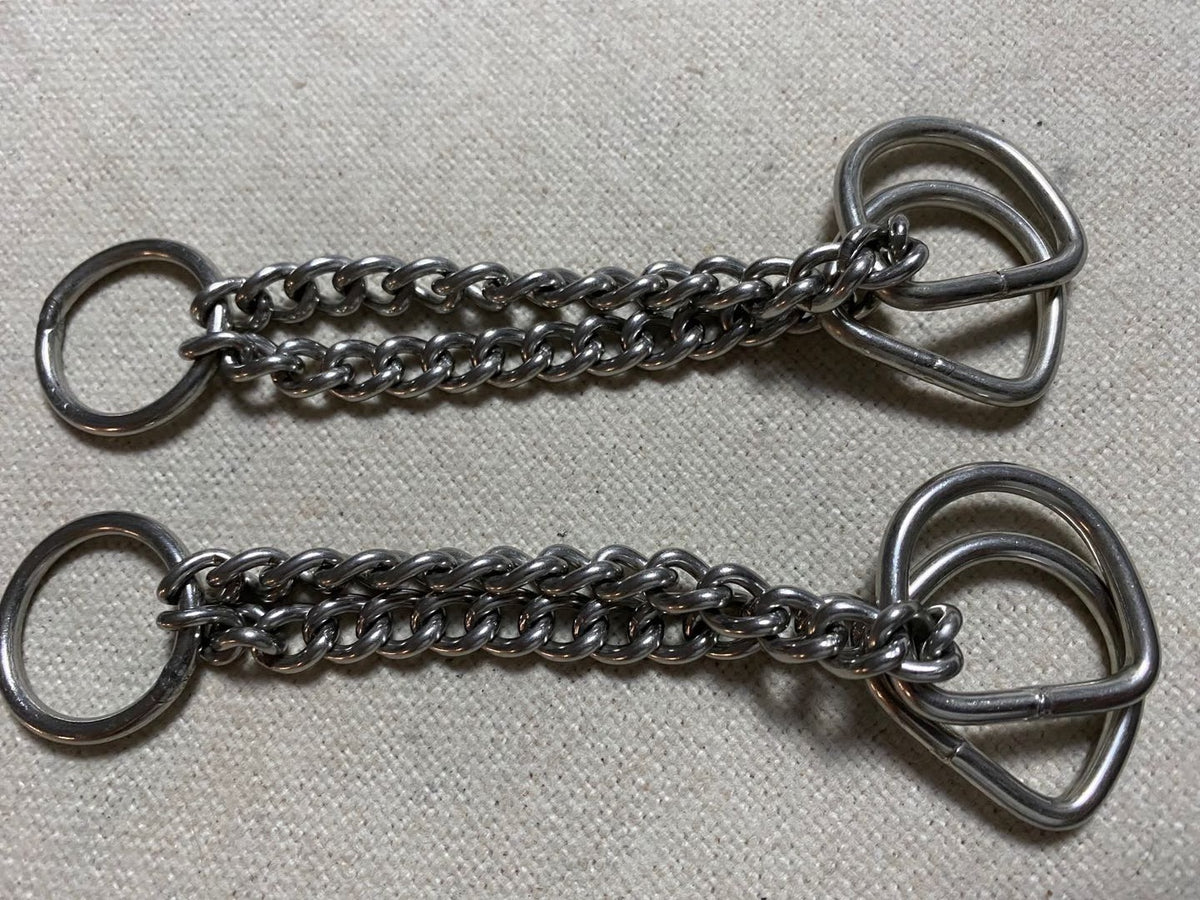 1'' (25mm) Stainless Steel Martingale Collar Hardware Sets, Heavy Weld