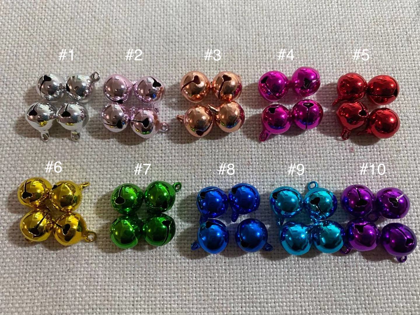 Color Jingle Bells for Cat Collar- 1/2'' (12mm) S