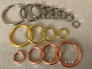25/50x 1/2'' (12mm) Wire Formed Welded O Ring