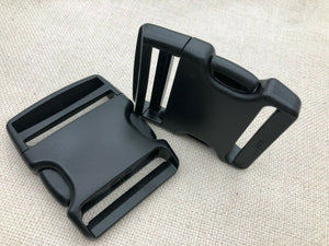 10x 2'' (50mm) Curved Side Release Plastic Buckle