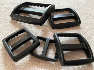50 Wide Mouth Plastic Triglides Webbing Slides Heavy duty A