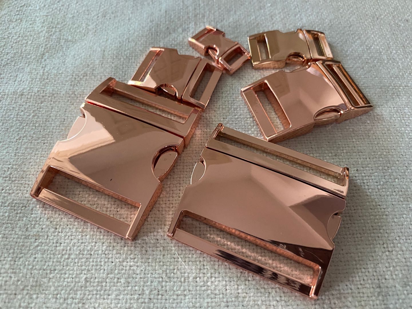 Aluminium Side Release Buckle - Nickel Plated