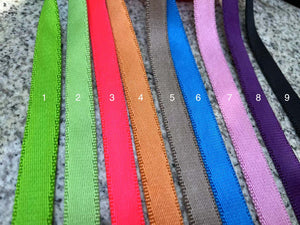 20 yards 5/8'' (15mm) -Heavy weight Color Nylon Webbing for dog/cat collar