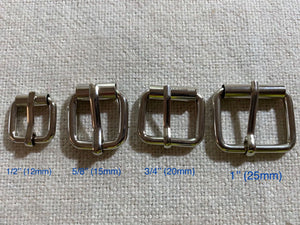 25x Wire Formed Roller Buckle Silver