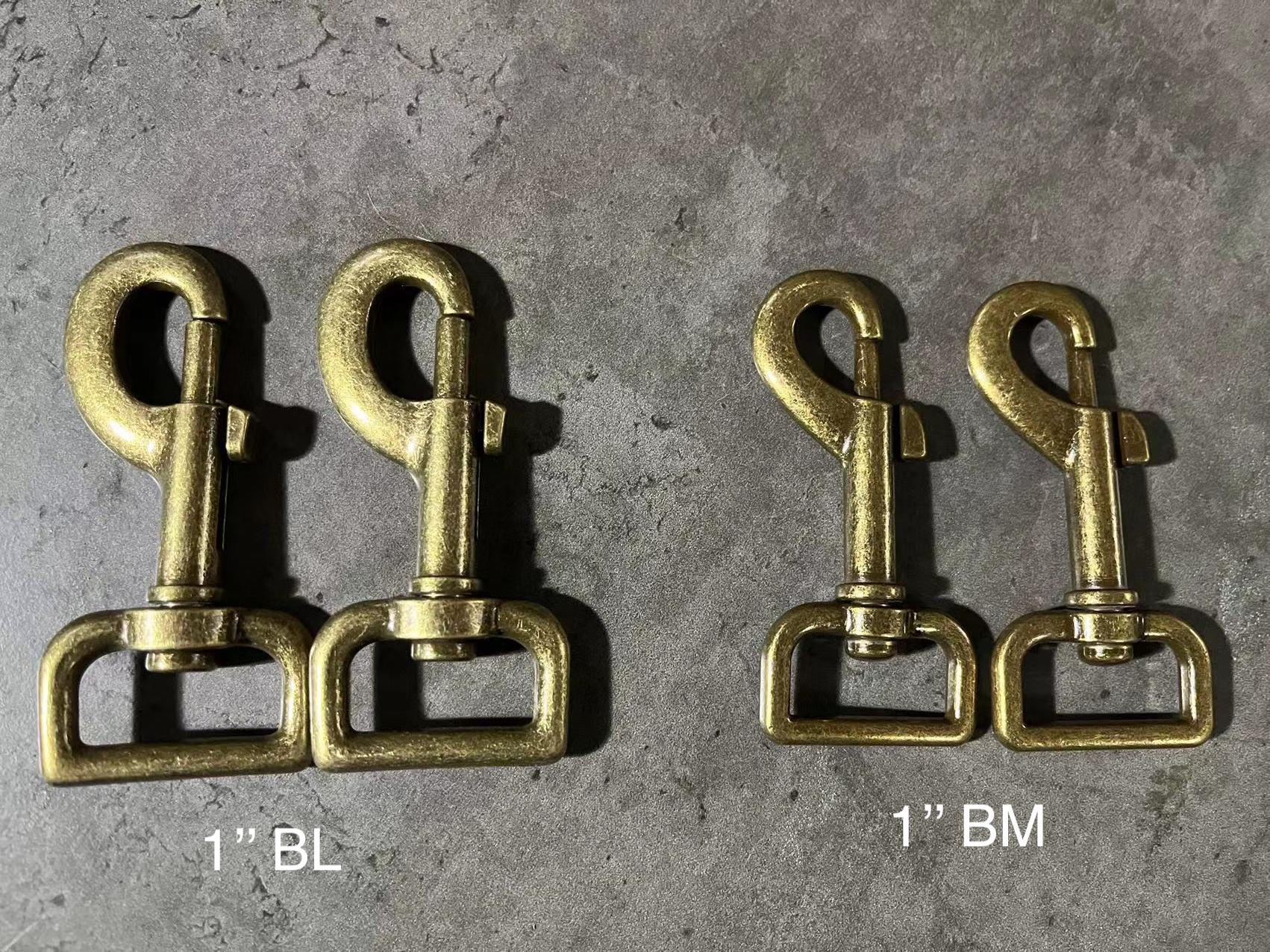 5-25 - 1'' (25mm) Swivel Clips Snap Hook, Leash, Bronze color