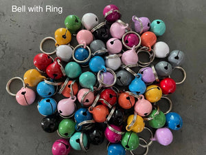 50 Mixed Candy Color Jingle Bells for Cat Collar- 14mm