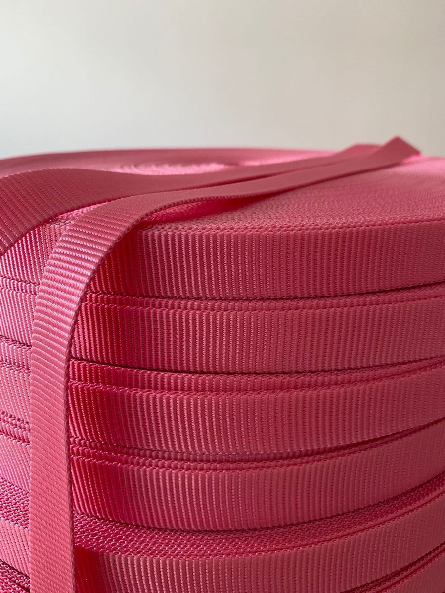 5-20 yards Pink Nylon Webbing for Dog Collar and more – EmilyCraft